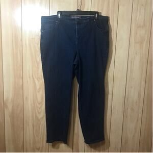 Gloria Vanderbilt Amanda Black Denim High-Rise Jean 18W